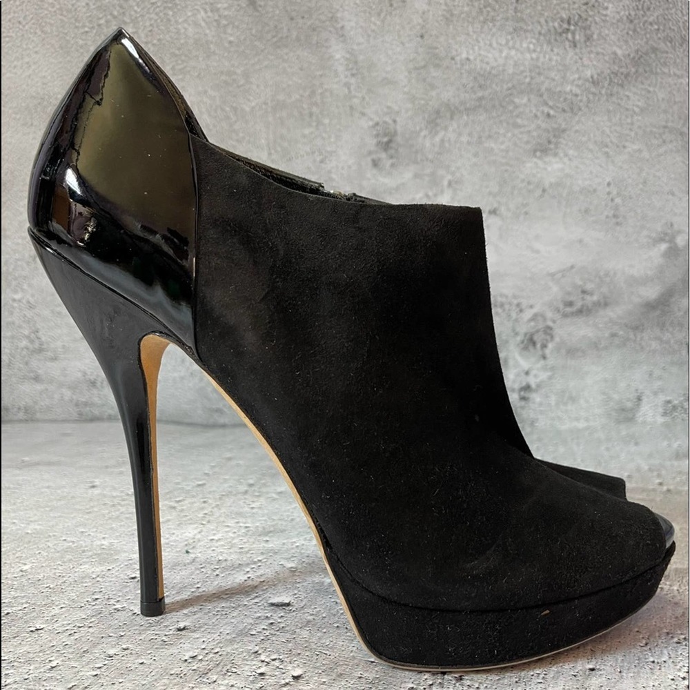 Gucci Sofia High Heel Open-Toe Platform Ankle Boo… - image 2